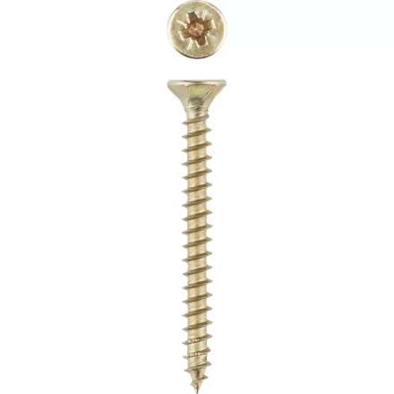 Шурупы ЗУБР &quot;ПРОФЕССИОНАЛ&quot; для твердых пород дерева, хроматированные, 6.0x90мм, 10шт 4-300407-60-090 купить в Сургуте