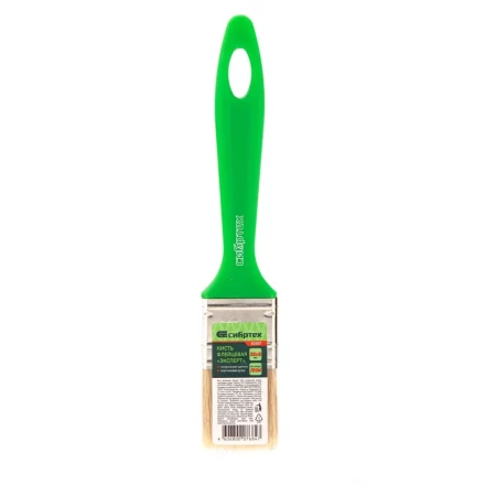 Кисть флейцевая &quot;Эксперт&quot;, 35 x 8, натуральная щетина, пластиковая ручка Сибртех 83307 купить в Сургуте