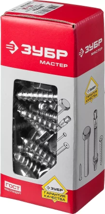 Шурупы ЗУБР &quot;МАСТЕР&quot; с шестигранной головкой, оцинкованные, 10x50мм, 45шт 4-300451-10-050 купить в Сургуте