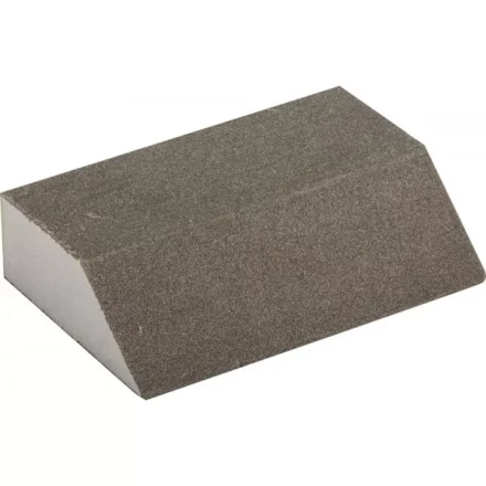 Губка шлифовальная ЗУБР &quot;МАСТЕР&quot; четырехсторонняя угловая, средняя жесткость, Р180, 100х68х42х26мм 35613-180 купить в Сургуте