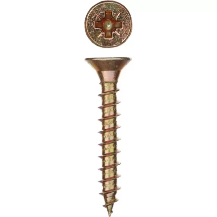 Шурупы ЗУБР &quot;МАСТЕР&quot; по дереву желтопассивированные, 3.0x25мм, 70шт 300396-30-025 купить в Сургуте