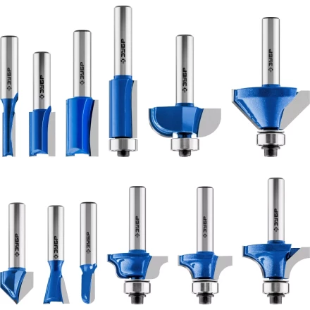 ЗУБР 12 шт, набор профильных фрез по дереву, Профессионал (28796-H12) купить в Сургуте