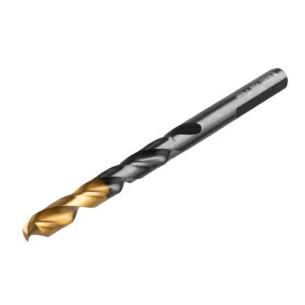 Сверло по металлу, 7 мм, HSS-Tin, Golden Tip, 10 шт. Denzel 717217 купить в Сургуте