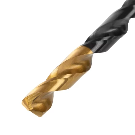 Сверло по металлу, 7 мм, HSS-Tin, Golden Tip, 10 шт. Denzel 717217 купить в Сургуте