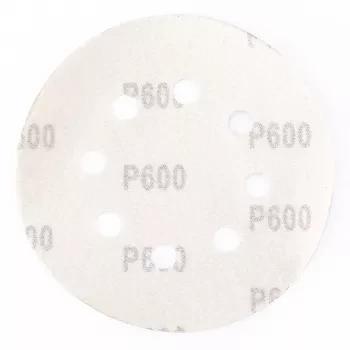 Круг абразивный на ворсовой подложке под липучку перфорированный P 320 125 мм 5 штук MATRIX 73813 купить в Сургуте