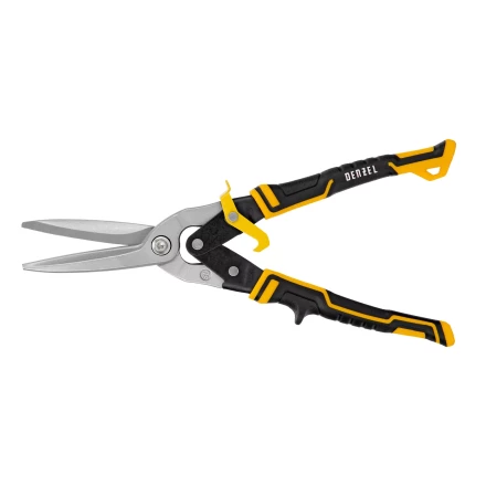 Ножницы по металлу, 315 мм Denzel 78373, прямой проходной рез, сталь-CrMo, трехкомпонентные рукоятки купить в Сургуте