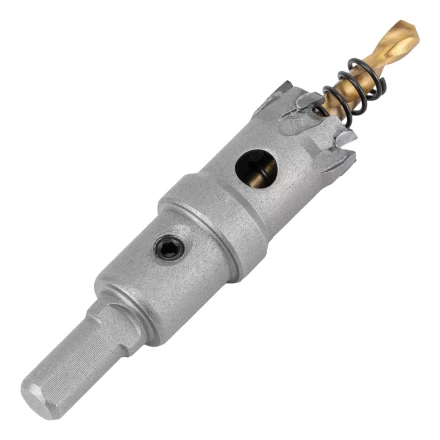 Коронка по металлу твердосплавная, 21 мм Denzel 724003 купить в Сургуте