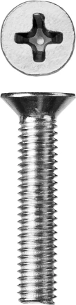 Винт ЗУБР &quot;МАСТЕР&quot; DIN 965, класс прочности 4.8, оцинкованный, M6x35мм, 5кг 303110-06-035 купить в Сургуте