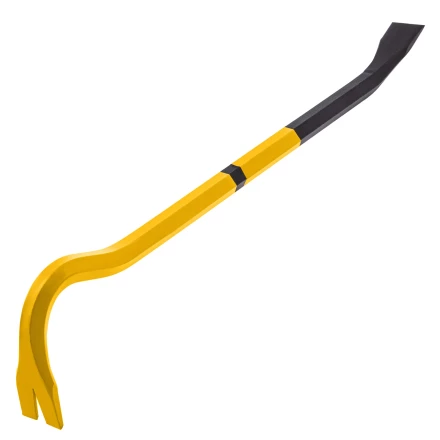 Лом-гвоздодер, Denzel 450 мм, шестигранный 16 мм, окрашенный, сталь 65, 25202 купить в Сургуте