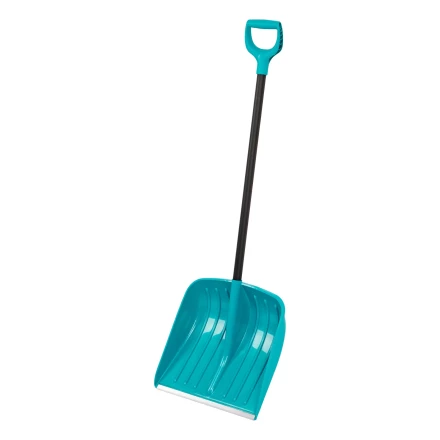 Лопата для уборки снега Palisad 61678, полипропилен, 450х450х1355 мм, алюминиевый черенок, усиленная, LUXE купить в Сургуте