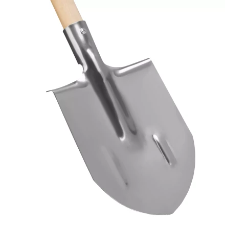 Лопата штыковая Palisad, нерж. сталь, 200х265х1385 мм, ребра жесткости, деревянный черенок, Россия, 6146757 купить в Сургуте