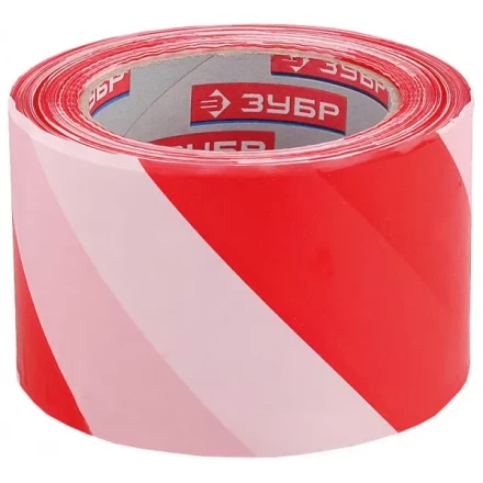 Сигнальная лента ЗУБР &quot;МАСТЕР&quot;, цвет красно-белый, 70мм х 200м 12240-70-200 купить в Сургуте
