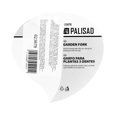 Вилка посадочная 3-зубая, защитное покрытие, пластиковая рукоятка Palisad 623878 купить в Сургуте