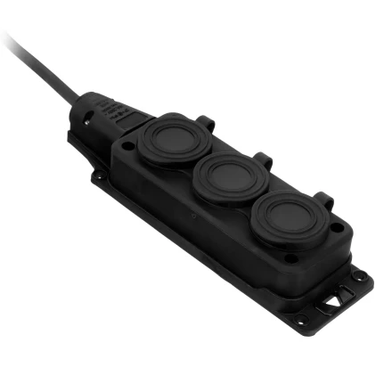 Удлинитель-шнур силовой Denzel Top Series, КГТТ, 20м, 3 розетки, 3 x 1,5 мм, 3 м 37422 купить в Сургуте