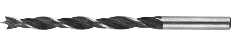 Сверло спиральное по дереву "M-type", М-образная заточка, сталь HCS, STAYER Professional 2942-085-05, d=5мм 2942-085-05_z01 купить в Сургуте