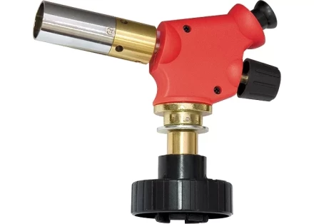 Профессиональная горелка на бутановый баллон пьезоподжиг расширенное сопло Matrix 91427 купить в Сургуте