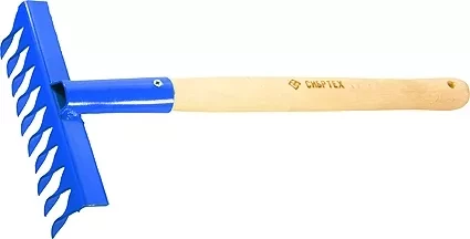 Грабли витые 10-зубые 180 мм с рукояткой 300 мм СИБРТЕХ Россия 61762 купить в Сургуте