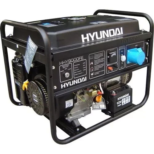 Бензогенератор Hyundai HHY 9000FЕ + колеса купить в Сургуте