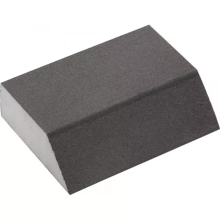 Губка шлифовальная ЗУБР &quot;МАСТЕР&quot; четырехсторонняя угловая, средняя жесткость, Р320, 100х68х42х26мм 35613-320 купить в Сургуте