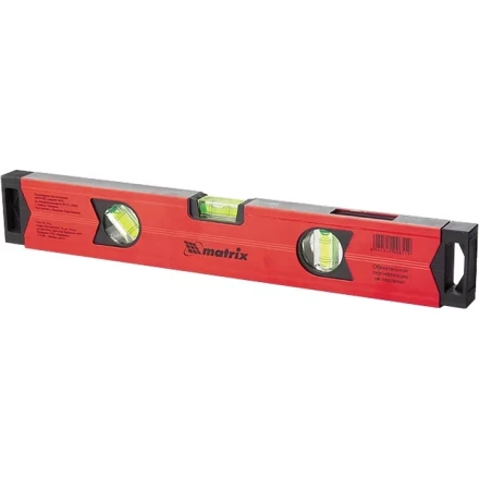 Уровень алюминиевый магнитный 1800 мм фрезерованный 3 глазка 1 зеркальный усиленный MTX 347189 купить в Сургуте