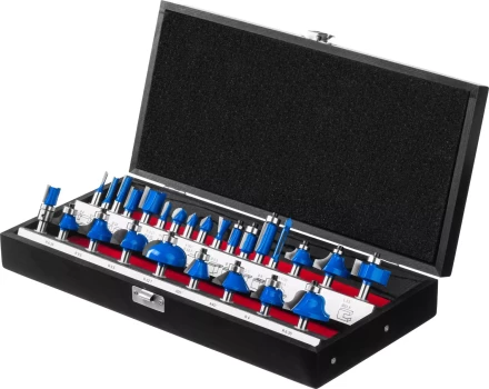 ЗУБР 26 шт, набор профильных фрез по дереву, Профессионал (28796-H26) купить в Сургуте