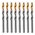 Сверло по металлу, 7,5 мм, HSS-Tin, Golden Tip, 8 шт. Denzel 717218 купить в Сургуте