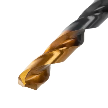 Сверло по металлу, 7,5 мм, HSS-Tin, Golden Tip, 8 шт. Denzel 717218 купить в Сургуте