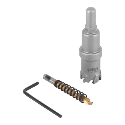 Коронка по металлу твердосплавная, 22 мм Denzel 724004 купить в Сургуте