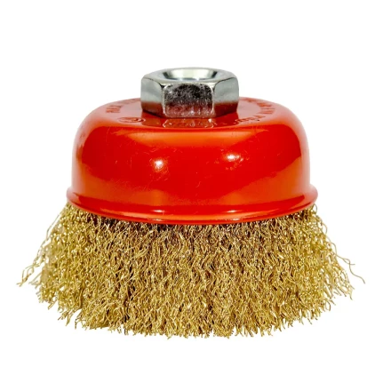 Щетка для УШМ М14/85 мм чашечная сталь прямая VMX 511719 купить в Сургуте