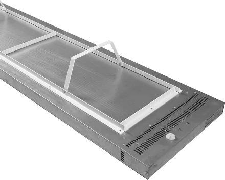 Обогреватель ЗУБР &quot;МАСТЕР&quot; инфракрасный, рифлёная панель, потолочный, закрытого типа, ТЭН, 1,0кВт, 2,2 м, 220В ИКО-К3-1000 купить в Сургуте