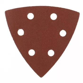 Треугольник абразивный на ворсовой подложке под липучку перф. P 180 93 мм 5 шт. MATRIX 73864 купить в Сургуте