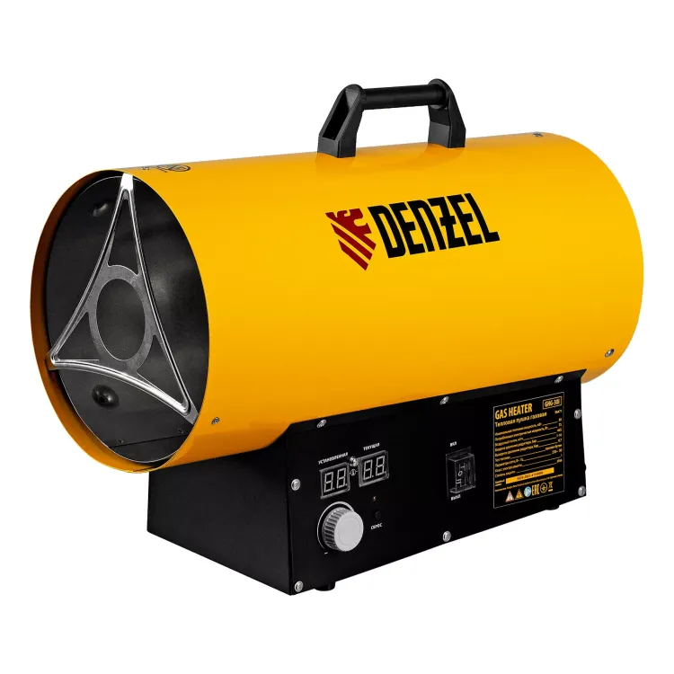 Газовая тепловая пушка Denzel GHG-30i, 30 кВт, цифровой термостат, пропан-бутан 96471 купить в Сургуте