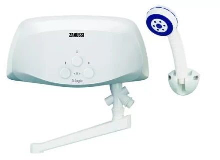 Водонагреватель проточный ZANUSSI 3-logic 6.5 TS душ и кран купить в Сургуте