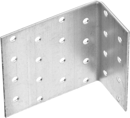 Крепежный угол ЗУБР &quot;МАСТЕР&quot; анкерный, 80х80х40мм, 1шт 310226-080-080 купить в Сургуте