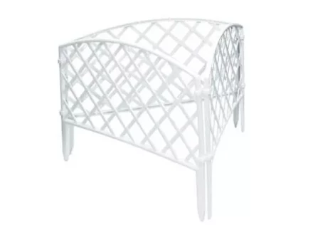 Забор декоративный &quot;Плетенка&quot; 24 х 320 см белый Россия 65021 купить в Сургуте