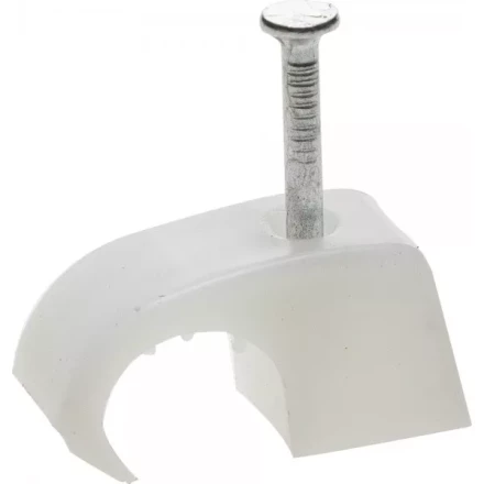 Скоба-держатель для кабеля, универсальная, с оцинкованным гвоздем, 10-14 мм, 40 шт, STAYER Master 45050-10-14 45050-10-14 купить в Сургуте