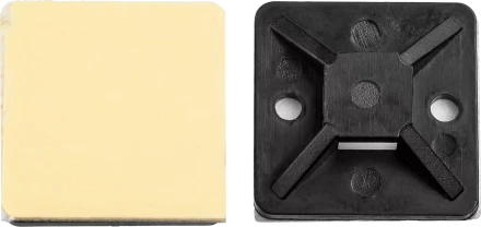 Площадки под хомут-стяжку ПХС самоклеющиеся черные нейлоновые серия МАСТЕР купить в Сургуте