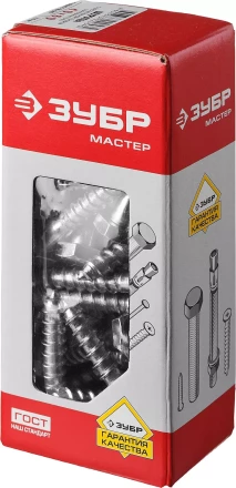 Шурупы ЗУБР &quot;МАСТЕР&quot; с шестигранной головкой, оцинкованные, 10x60мм, 40шт 4-300451-10-060 купить в Сургуте