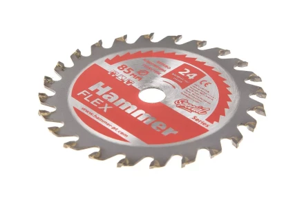 Диск пильный твердосплавный HAMMER Ф85х10мм 24зуб. (205-133) купить в Сургуте