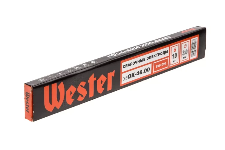 Электроды для сварки WESTER эбОК-46.00, 3.0 мм, 1 кг купить в Сургуте