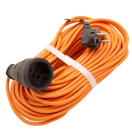 Удлинитель-шнур силовой 30 м 16А тип УХ16 ПВС 1 розетка без заземления Сибртех 95823 купить в Сургуте