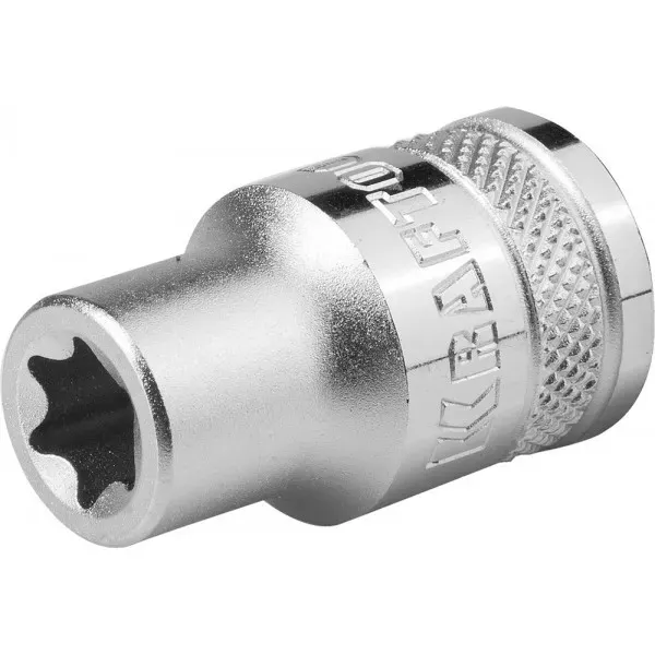 Торцовая головка KRAFTOOL "INDUSTRIE QUALITAT", Cr-V, внешний TORX, хромосатинированная, 1/2", Е 14 27810-14_z01 купить в Сургуте