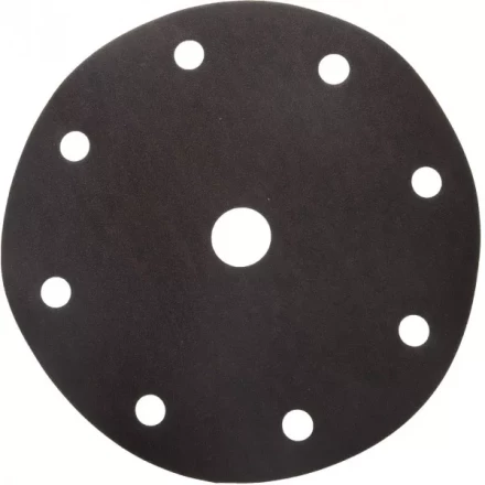 Круг шлифовальный URAGAN &quot;Универсальный водостойкий с покрытием стеарата цинка&quot; на липучке, 9 отв., P320, 150мм, 5шт 907-44114-320-05 купить в Сургуте