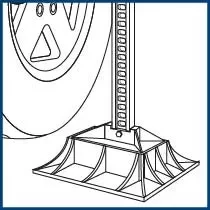 Опора для реечного домкрата на грунте Off-Road Base STELS 50539 купить в Сургуте