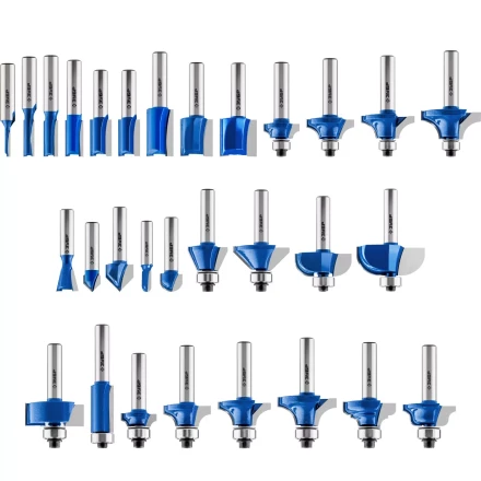 ЗУБР 30 шт, набор профильных фрез по дереву, Профессионал (28796-H30) купить в Сургуте