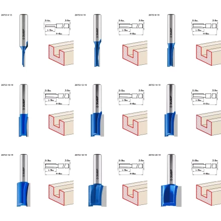 ЗУБР 30 шт, набор профильных фрез по дереву, Профессионал (28796-H30) купить в Сургуте