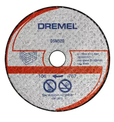 Диск отрезной по по камню DSM520 для пилы Dremel DSM20 Dremel купить в Сургуте