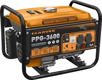 Генератор бензиновый CARVER PPG- 3600 LT-168F-1 купить в Сургуте