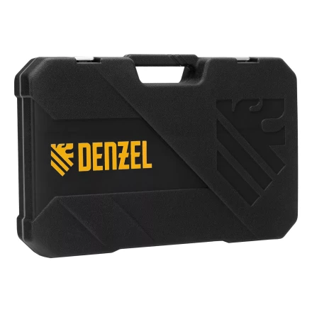 Набор инструментов Denzel 15803, 1/2&quot;, 1/4&quot;, CrV, S2, пластиковый кейс, 100 предметов купить в Сургуте