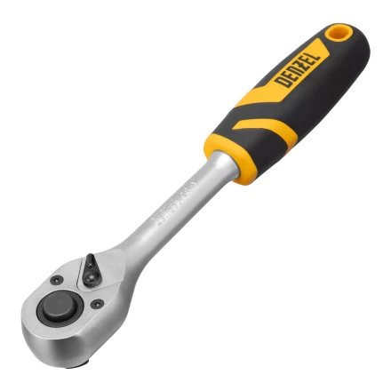 Набор инструментов Denzel 15803, 1/2&quot;, 1/4&quot;, CrV, S2, пластиковый кейс, 100 предметов купить в Сургуте